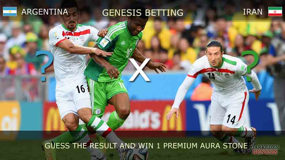 World Cup 2014 - Darkeden Genesis Betting - ARGENTINA vs IRAN