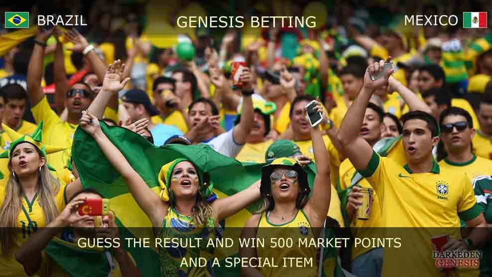 World Cup 2014 - Darkeden Genesis Betting - BRAZIL vs MEXICO