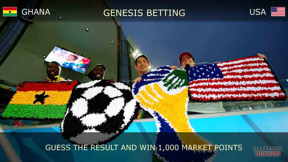 World Cup 2014 - Darkeden Genesis Betting - GHANA vs USA