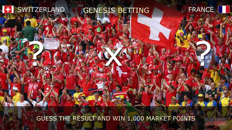 World Cup 2014 - Darkeden Genesis Betting - SWITZERLAND vs FRANCE